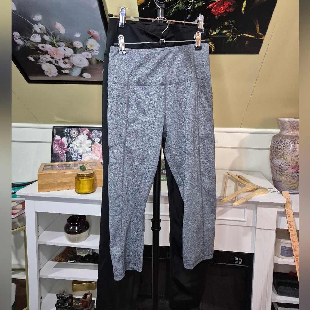 Avia Black Athletic Leggings - 2 Pair